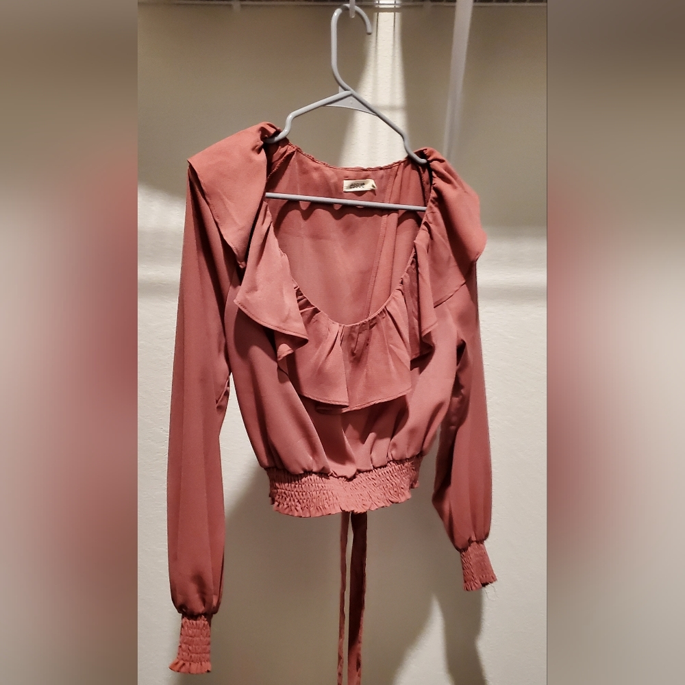 Pink blouse